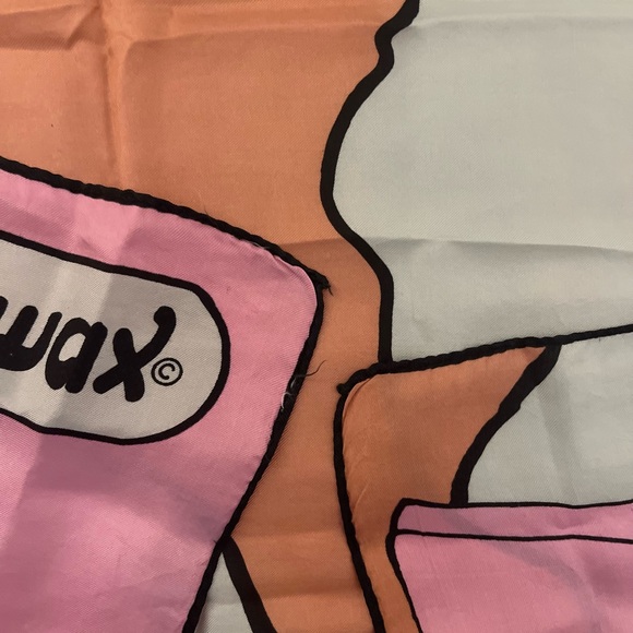 Vintage Peter Max Silk Self Portrait Print Scarf - Picture 4 of 7